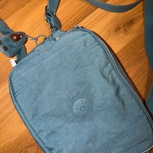 Kipling Light Blue Men’s Crossbody Belt Bag